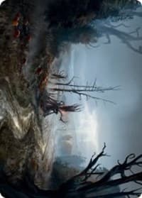 Overgrown Farmland Art Card - Art Series: Innistrad: Midnight Hunt - Magic: The Gathering card