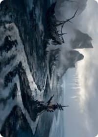Shipwreck Marsh Art Card - Art Series: Innistrad: Midnight Hunt - Magic: The Gathering card