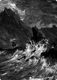 Island Art Card - Art Series: Innistrad: Midnight Hunt - Magic: The Gathering card