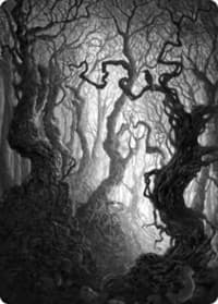 Forest Art Card (80/81) - Art Series: Innistrad: Midnight Hunt - Magic: The Gathering card