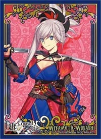 Broccoli Character Sleeve Platinum Grade: Fate/Grand Order - Saber/Musashi Miyamoto (80-Pack) - Broccoli Imported Card Sleeves - Card Sleeves card