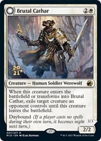 Brutal Cathar - Prerelease Cards - Magic: The Gathering card