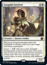 Sungold Sentinel - Prerelease Cards - Magic: The Gathering card
