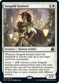 Sungold Sentinel - Promo Pack: Innistrad: Midnight Hunt - Magic: The Gathering card