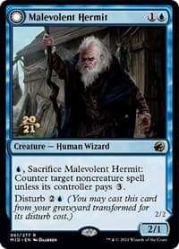 Malevolent Hermit - Prerelease Cards - Magic: The Gathering card