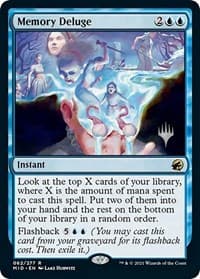 Memory Deluge - Promo Pack: Innistrad: Midnight Hunt - Magic: The Gathering card