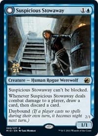 Suspicious Stowaway - Prerelease Cards - Magic: The Gathering card