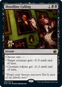 Bloodline Culling - Prerelease Cards - Magic: The Gathering card