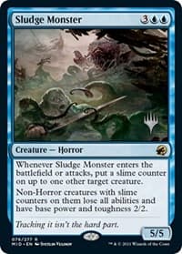 Sludge Monster - Promo Pack: Innistrad: Midnight Hunt - Magic: The Gathering card