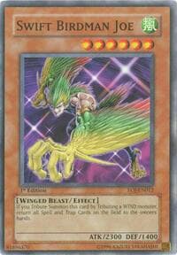 Swift Birdman Joe - Enemy of Justice - YuGiOh card