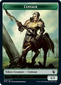 Centaur // Wolf Double-Sided Token - Commander: Innistrad: Midnight Hunt - Magic: The Gathering card