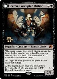 Jerren, Corrupted Bishop - Prerelease Cards - Magic: The Gathering card