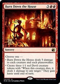 Burn Down the House - Prerelease Cards - Magic: The Gathering card