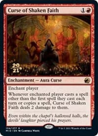 Curse of Shaken Faith - Prerelease Cards - Magic: The Gathering card