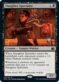 Slaughter Specialist - Promo Pack: Innistrad: Midnight Hunt - Magic: The Gathering card