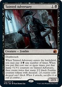 Tainted Adversary - Promo Pack: Innistrad: Midnight Hunt - Magic: The Gathering card