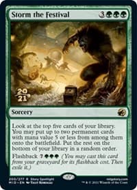 Storm the Festival - Prerelease Cards - Magic: The Gathering card