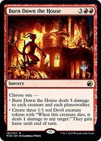 Burn Down the House - Promo Pack: Innistrad: Midnight Hunt - Magic: The Gathering card