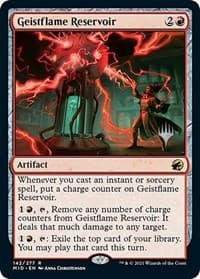 Geistflame Reservoir - Promo Pack: Innistrad: Midnight Hunt - Magic: The Gathering card