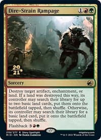 Dire-Strain Rampage - Prerelease Cards - Magic: The Gathering card