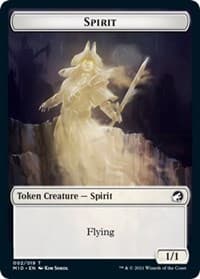 Spirit Token - Innistrad: Midnight Hunt - Magic: The Gathering card