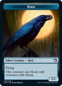Bird Token - Innistrad: Midnight Hunt - Magic: The Gathering card