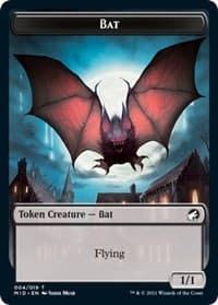 Bat Token - Innistrad: Midnight Hunt - Magic: The Gathering card