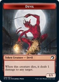 Devil Token - Innistrad: Midnight Hunt - Magic: The Gathering card
