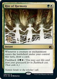 Rite of Harmony - Prerelease Cards - Magic: The Gathering card