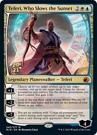 Teferi, Who Slows the Sunset - Prerelease Cards - Magic: The Gathering card