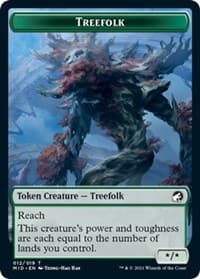 Treefolk Token - Innistrad: Midnight Hunt - Magic: The Gathering card