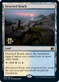 Deserted Beach - Prerelease Cards - Magic: The Gathering card