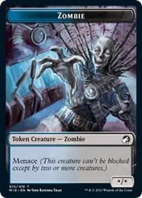 Zombie (015) Token - Innistrad: Midnight Hunt - Magic: The Gathering card