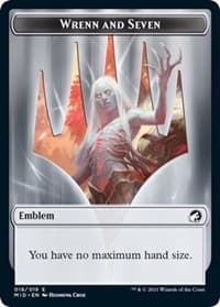 Emblem - Wrenn and Seven - Innistrad: Midnight Hunt - Magic: The Gathering card