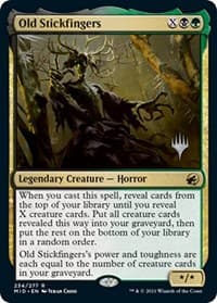 Old Stickfingers - Promo Pack: Innistrad: Midnight Hunt - Magic: The Gathering card