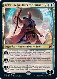 Teferi, Who Slows the Sunset - Promo Pack: Innistrad: Midnight Hunt - Magic: The Gathering card
