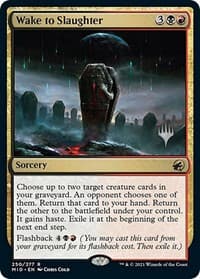 Wake to Slaughter - Promo Pack: Innistrad: Midnight Hunt - Magic: The Gathering card