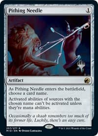Pithing Needle - Promo Pack: Innistrad: Midnight Hunt - Magic: The Gathering card