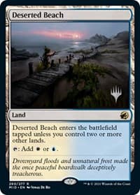 Deserted Beach - Promo Pack: Innistrad: Midnight Hunt - Magic: The Gathering card