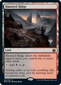 Haunted Ridge - Promo Pack: Innistrad: Midnight Hunt - Magic: The Gathering card
