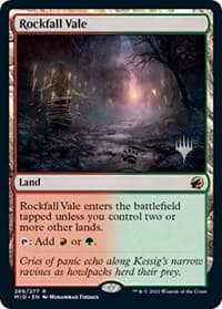 Rockfall Vale - Promo Pack: Innistrad: Midnight Hunt - Magic: The Gathering card