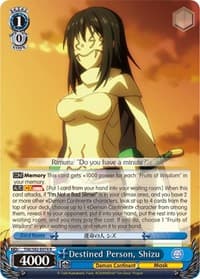 Destined Person, Shizu - That Time I Got Reincarnated as a Slime Vol.2 - Weiss Schwarz card