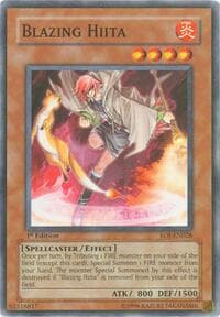 Blazing Hiita - Enemy of Justice - YuGiOh card