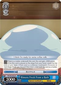 Rimuru Fresh From a Bath - That Time I Got Reincarnated as a Slime Vol.2 - Weiss Schwarz card
