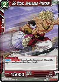 SS Broly, Awakened Attacker - Saiyan Showdown - Dragon Ball Super: Masters card