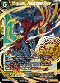 Bergamo, Ferocious Roar (Alternate Art Set 2021 Vol. 3) - Tournament Promotion Cards - Dragon Ball Super: Masters card