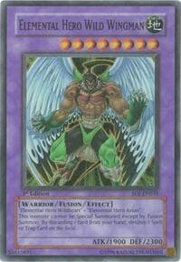 Elemental Hero Wild Wingman - Enemy of Justice - YuGiOh card