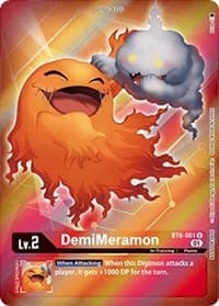 DemiMeramon (Box Topper) - Double Diamond - Digimon Card Game card