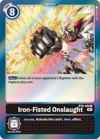 Iron-Fisted Onslaught - Double Diamond - Digimon Card Game card