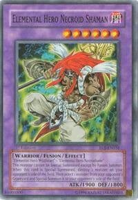 Elemental Hero Necroid Shaman - Enemy of Justice - YuGiOh card